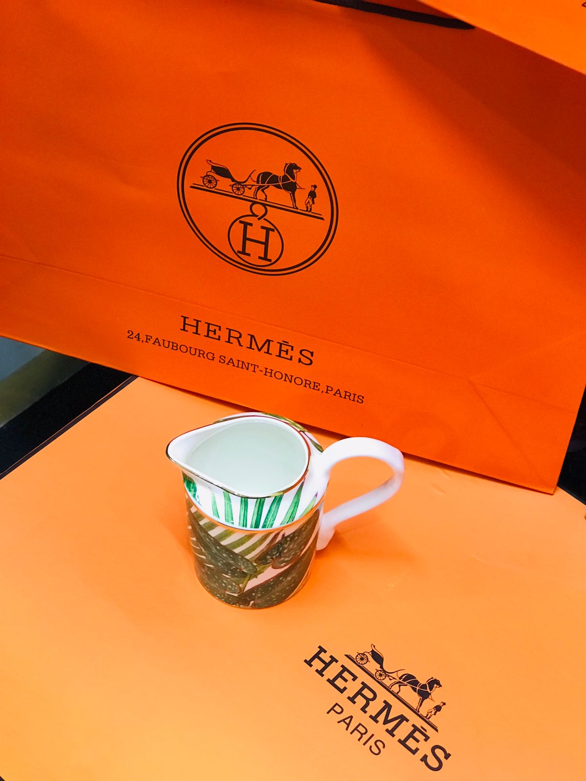 Hermès Juego de Te de Porcelana