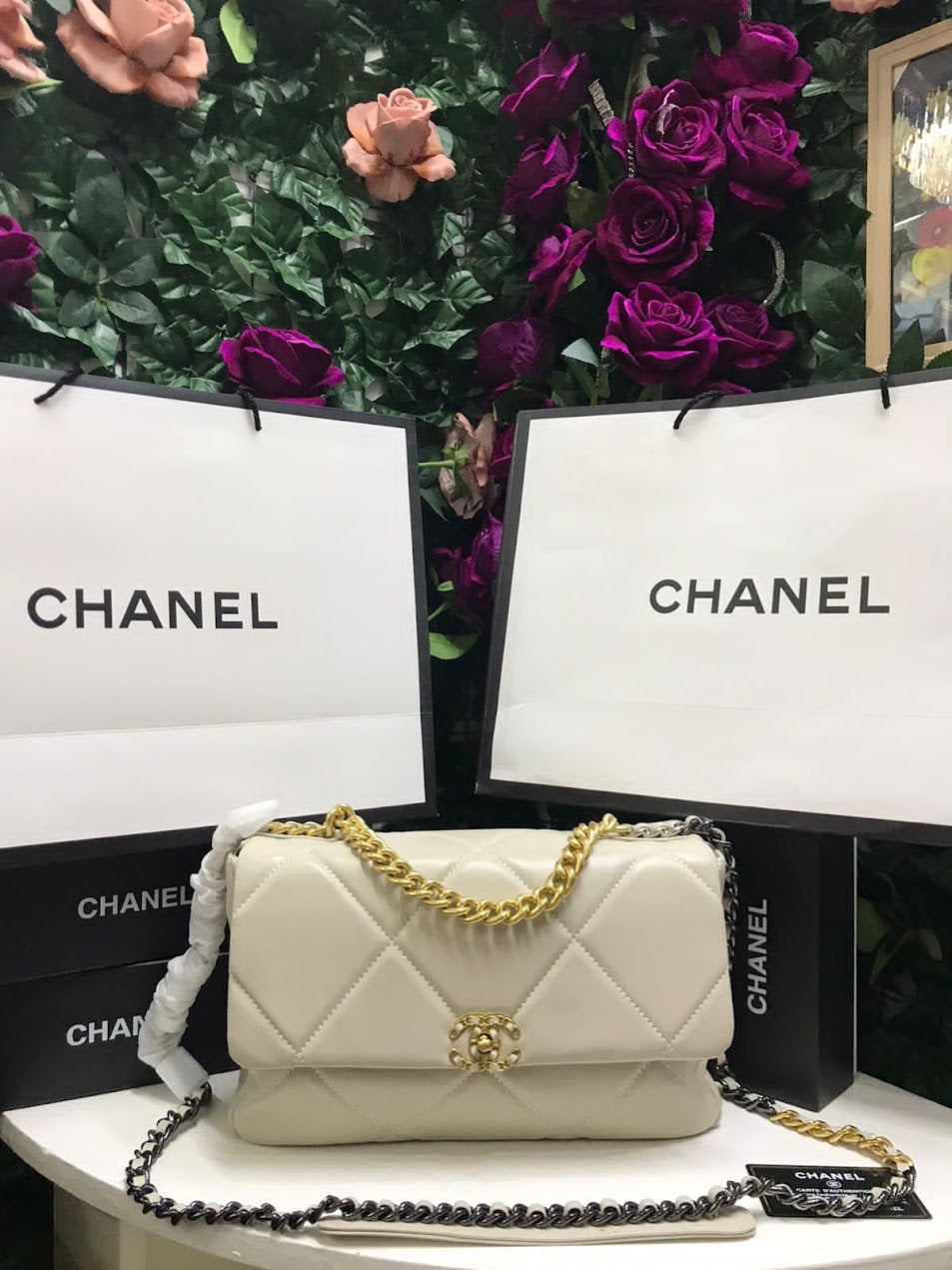 Chanel Blanco Piel