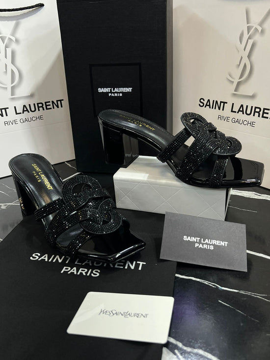 Saint Laurent YSl Sandalias color negro