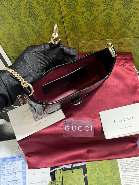 Gucci Negro Piel