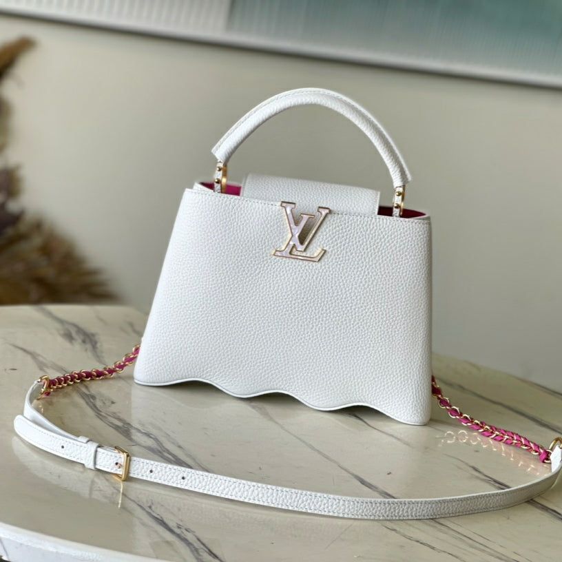 Louis Vuitton Blanca Piel