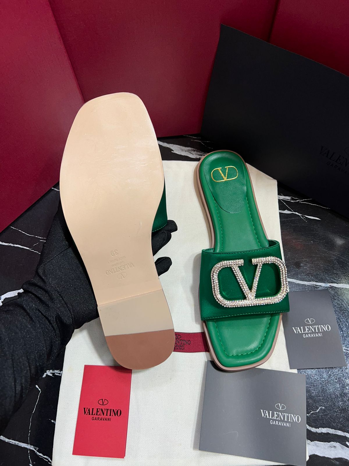 Valentino Sandalia color verde