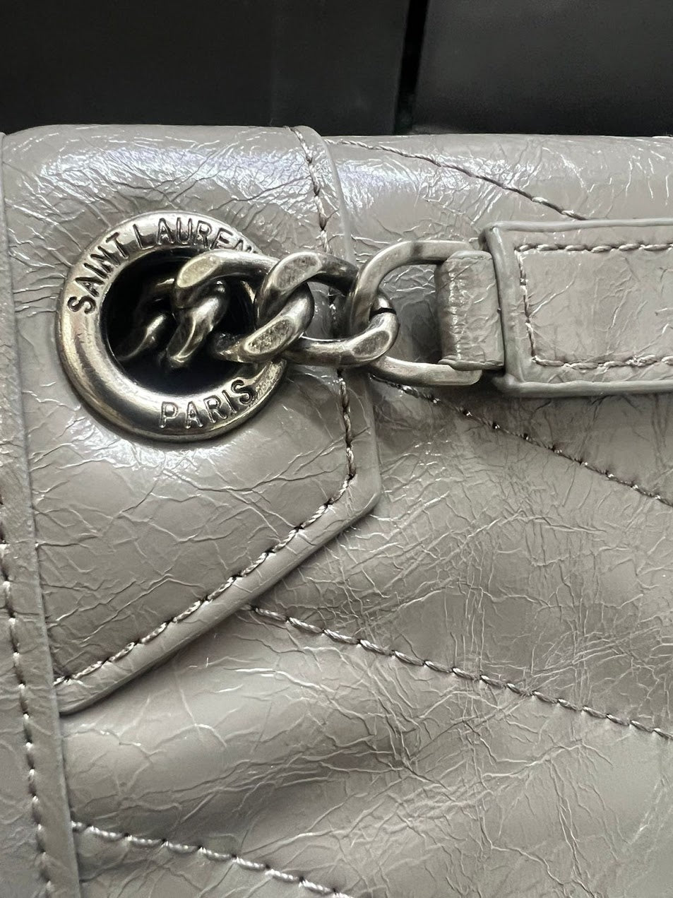 Saint Laurent YSL Gris Piel