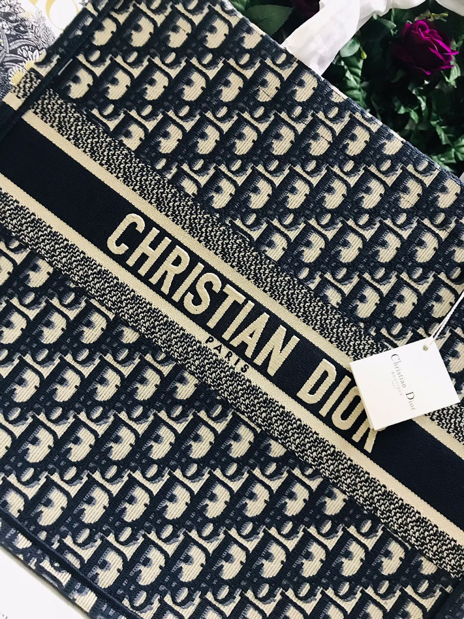 Christian Dior Patrón Tela Bordada