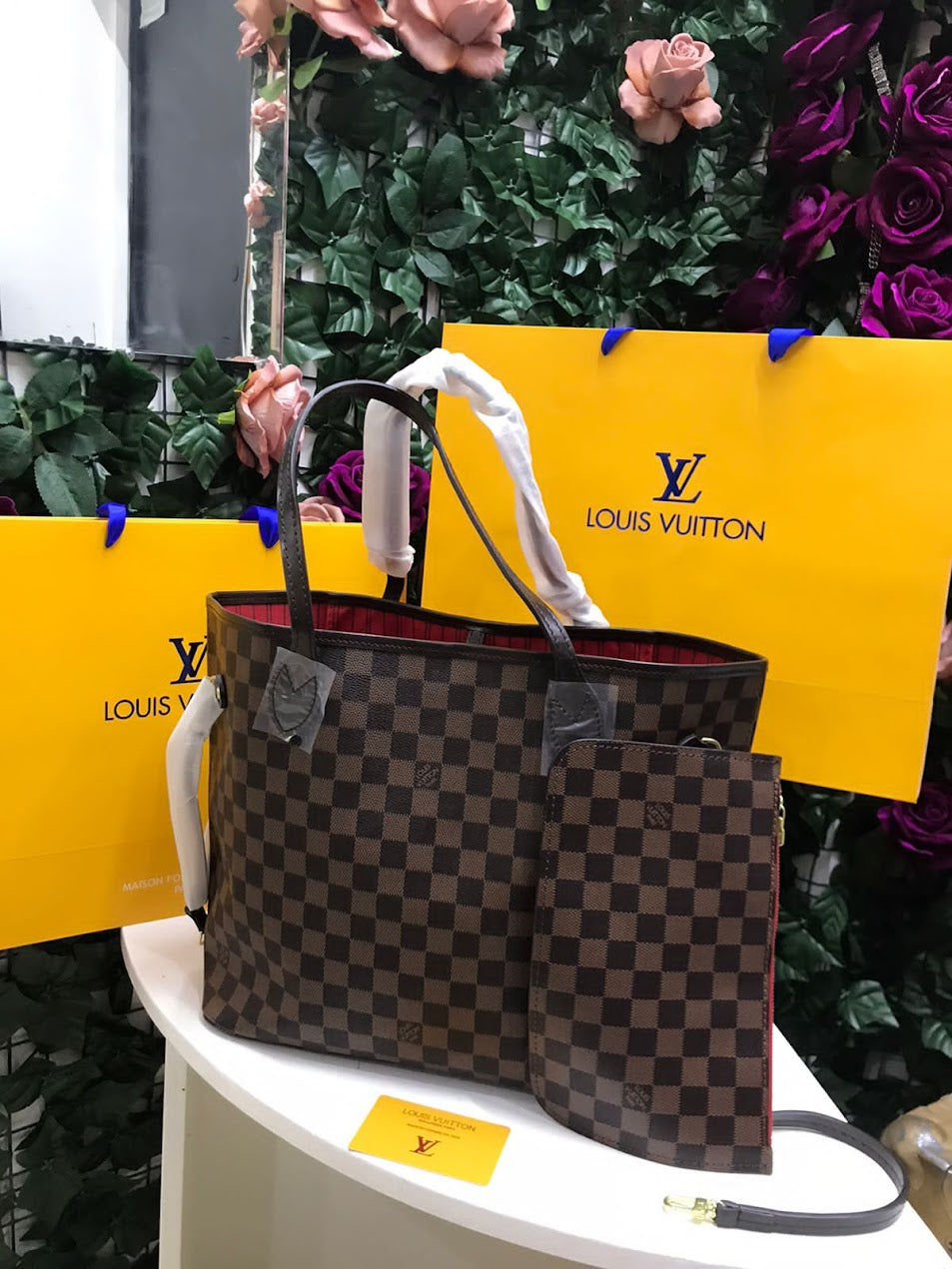 Louis Vuitton Cafe Marmoleado Piel