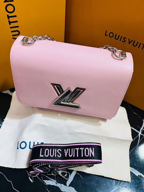 Louis Vuitton Rosa Pastel Piel