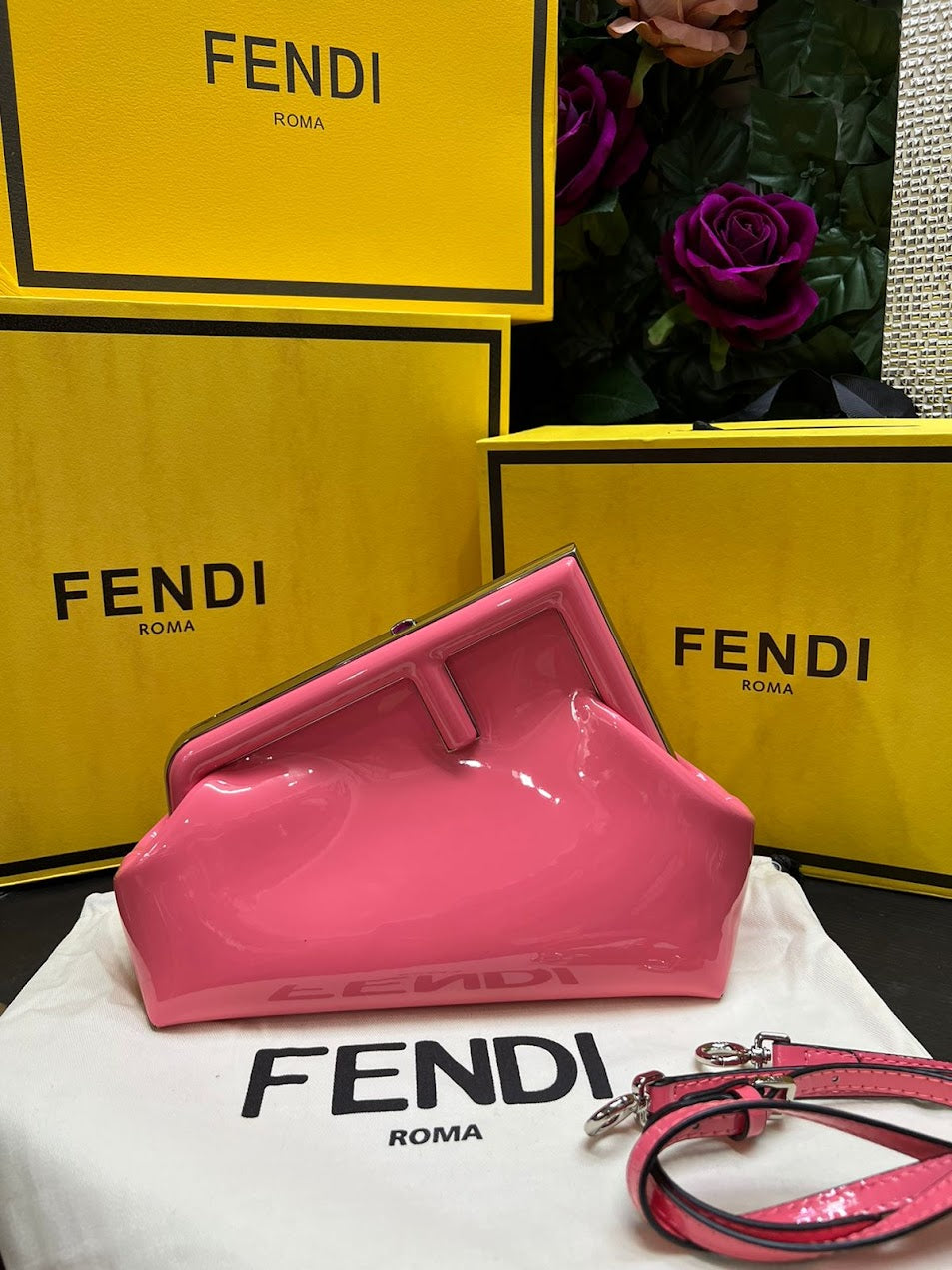 Fendi Roma Rosa Vinyl