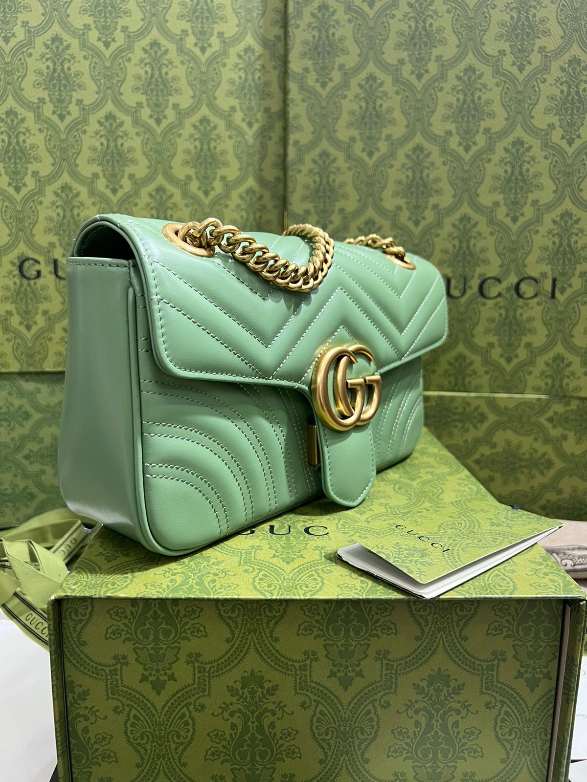 Gucci Verde Piel