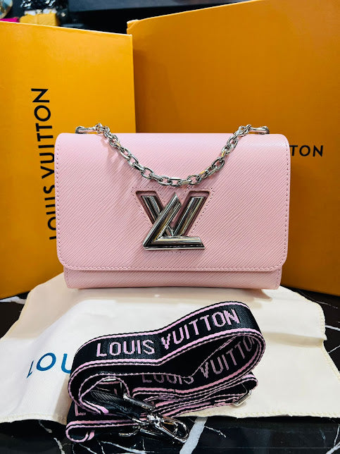 Louis Vuitton Rosa Pastel Piel