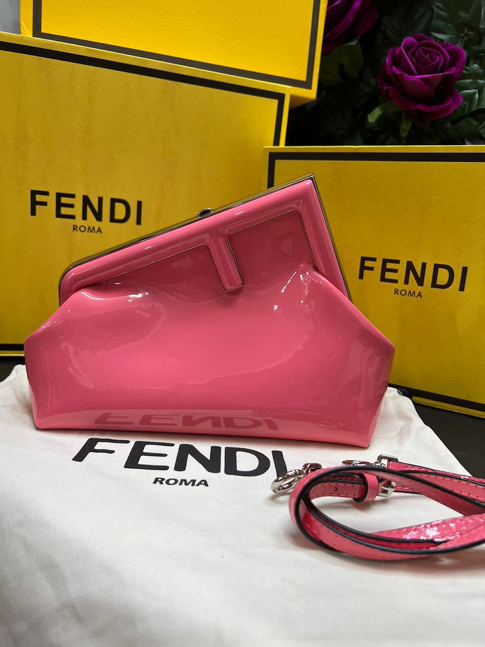 Fendi Roma Rosa Vinyl