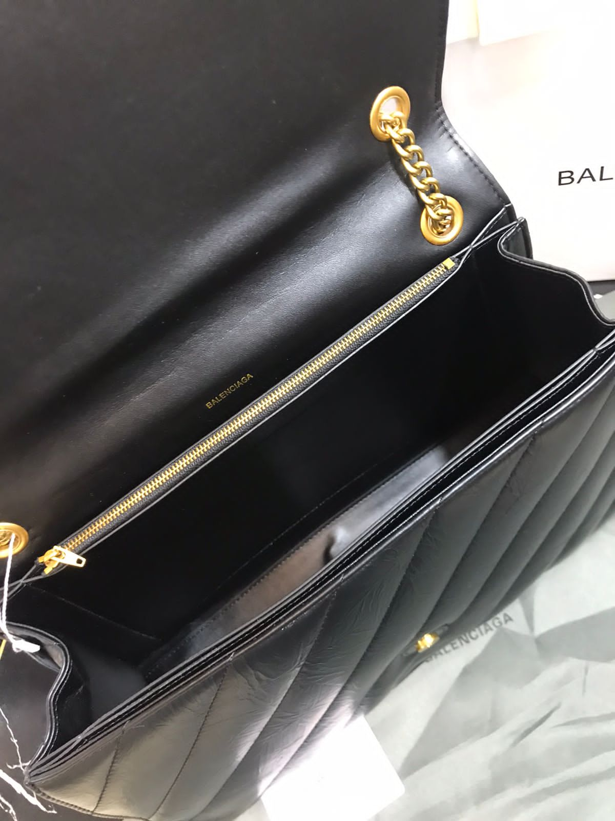 Balenciaga Negro Piel