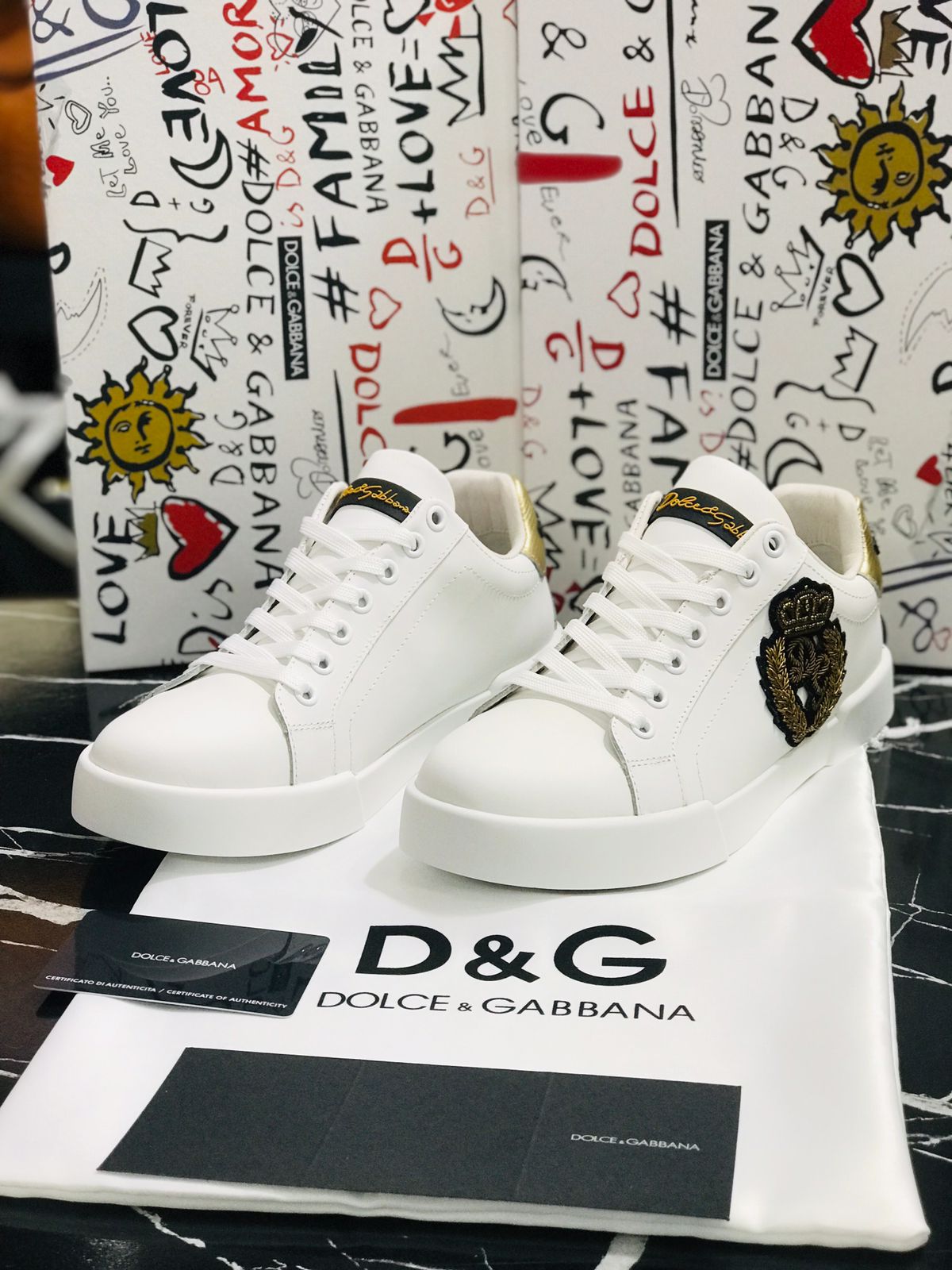 Dolce Gabana Tenis color blanco