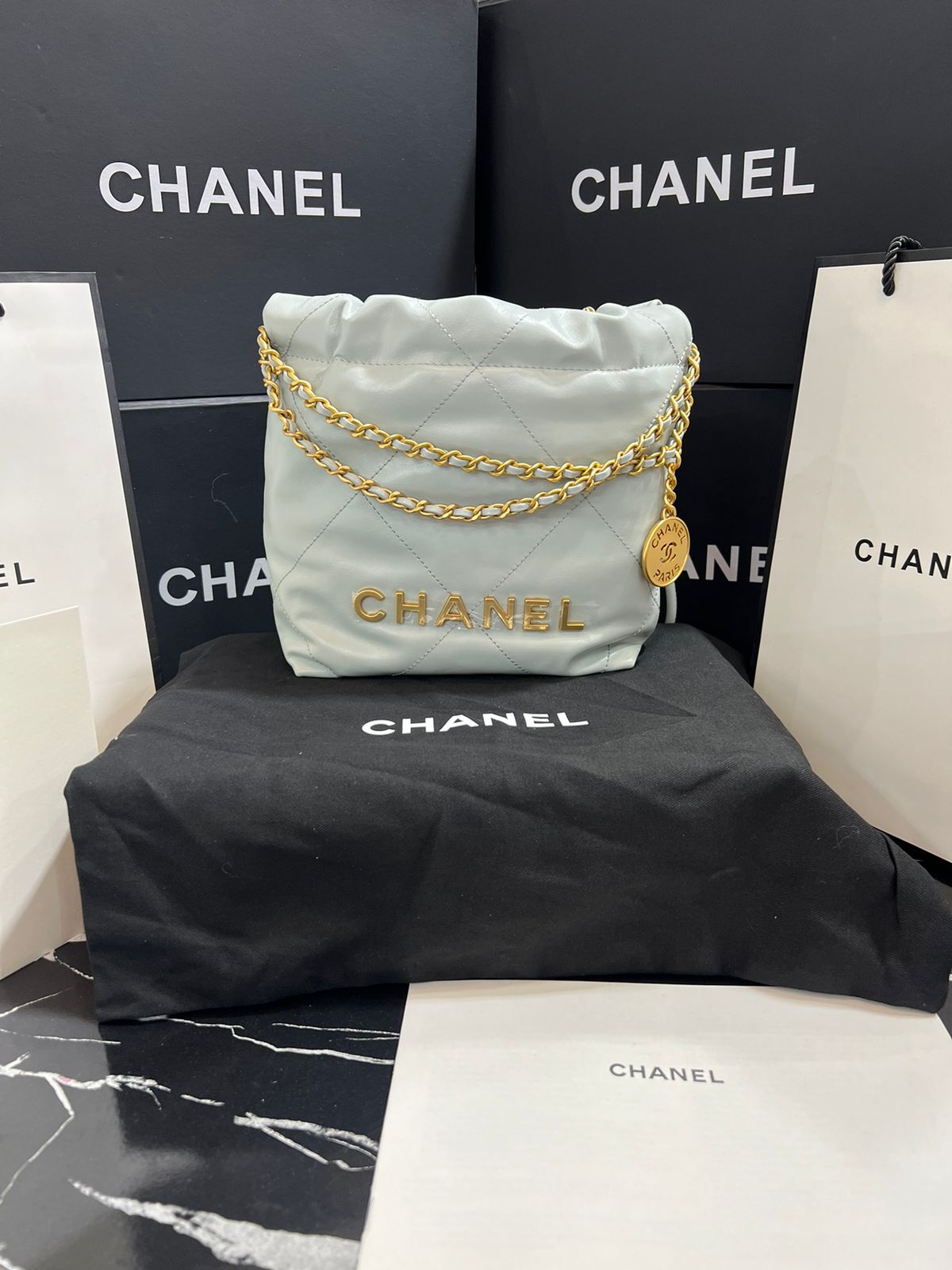 Chanel Blanco Chica  Piel