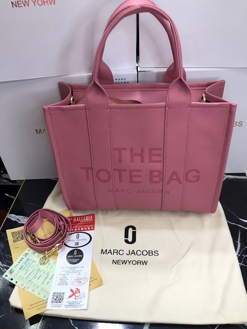 The Tote Bag Rosa Piel