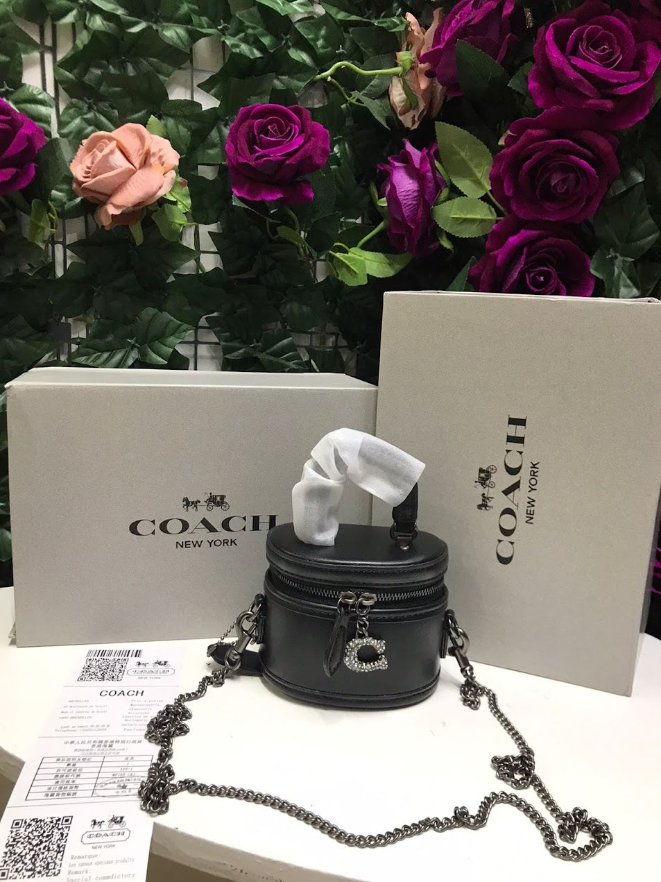 Coach New York Negra Circular Piel