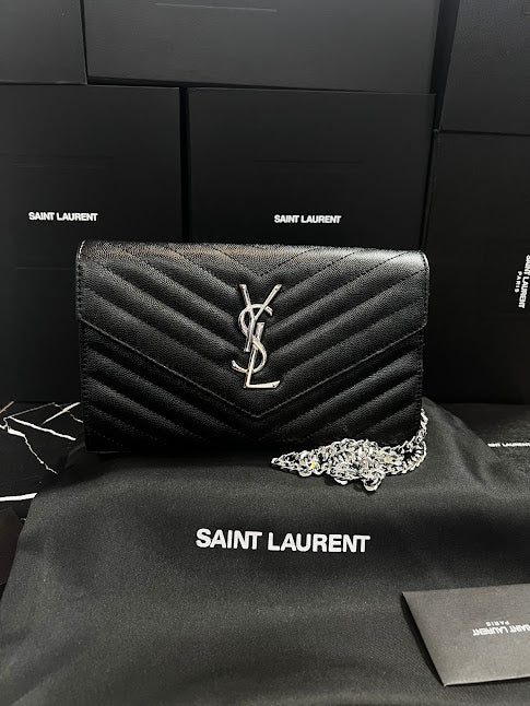 Saint Laurent Negra Piel