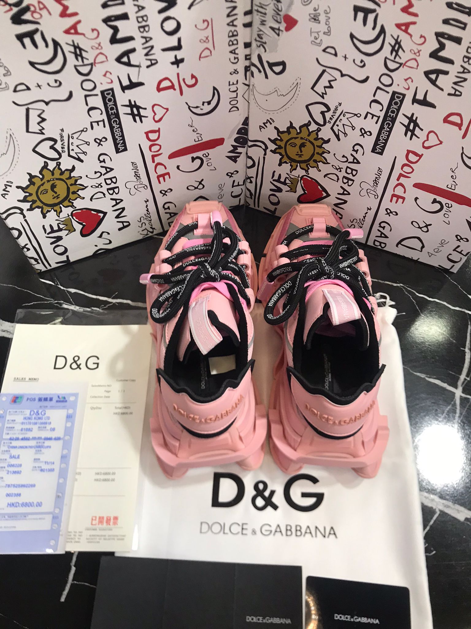 Dolce Gabbana Tenis color rosa