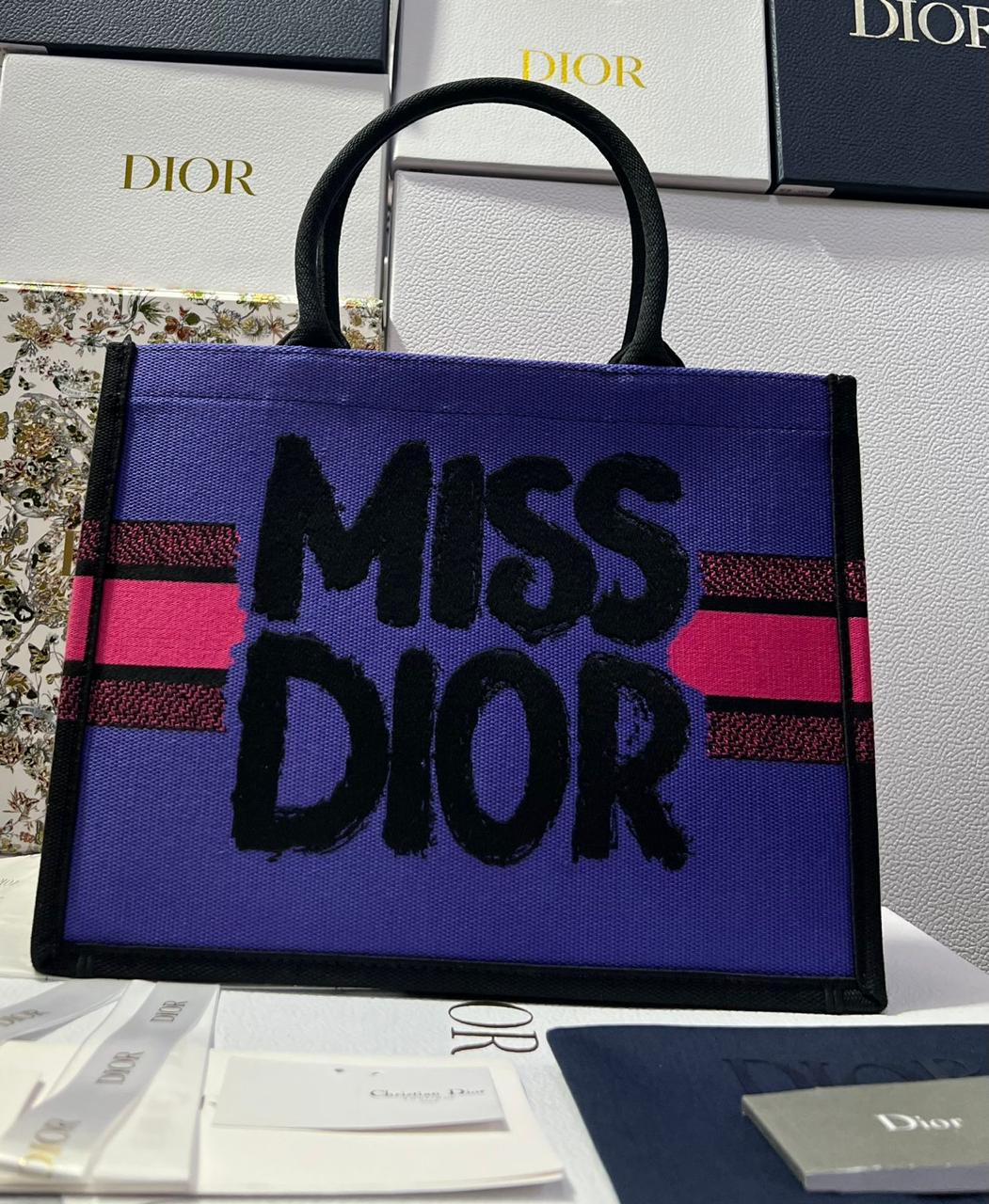 Cristian Dior bolso G5 bordada mediana