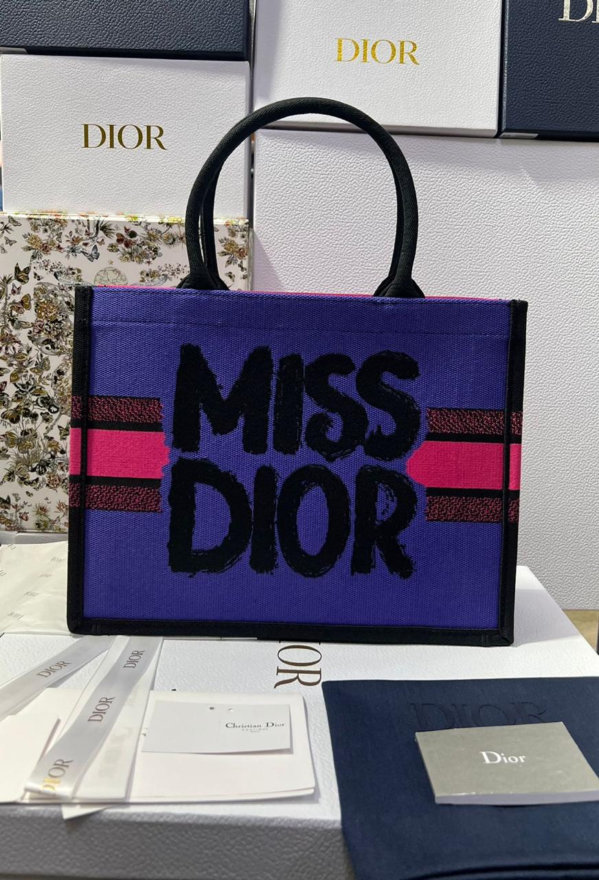 Cristian Dior bolso G5 bordada mediana