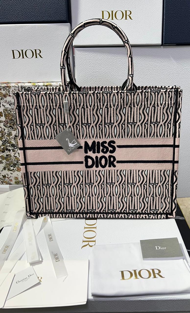 Cristian Dior bolso G5 bordada grande