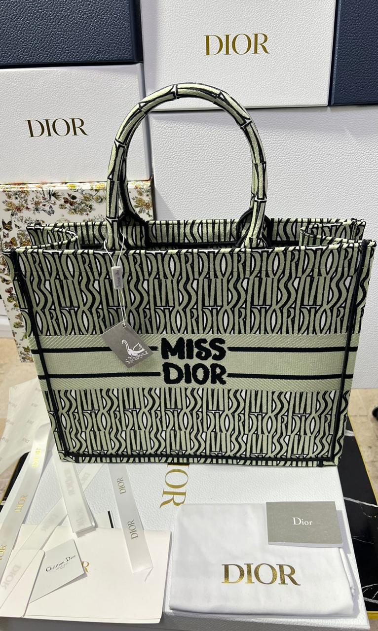 Cristian Dior bolso G5 bordada grande