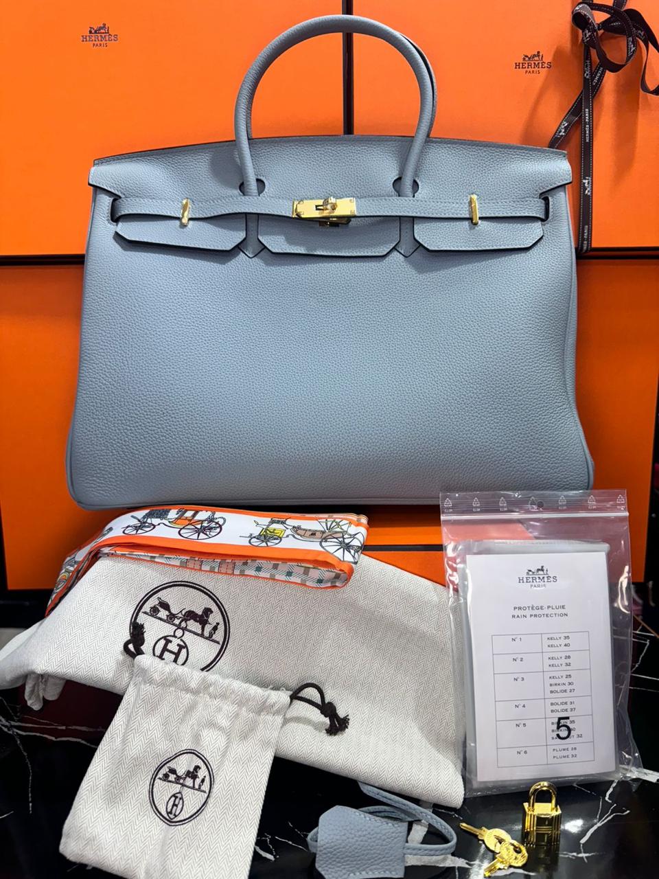 Hermes  Birkin azul