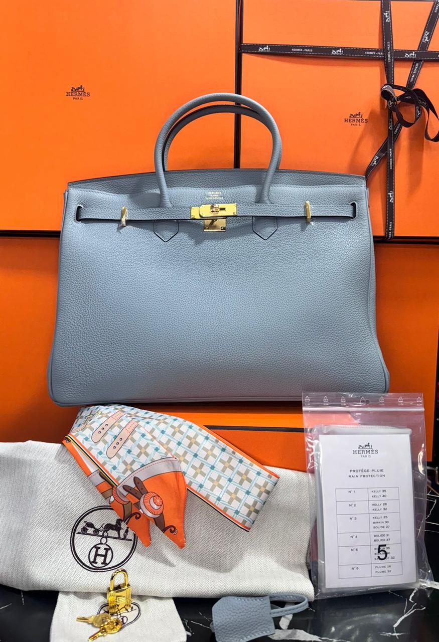 Hermes  Birkin azul