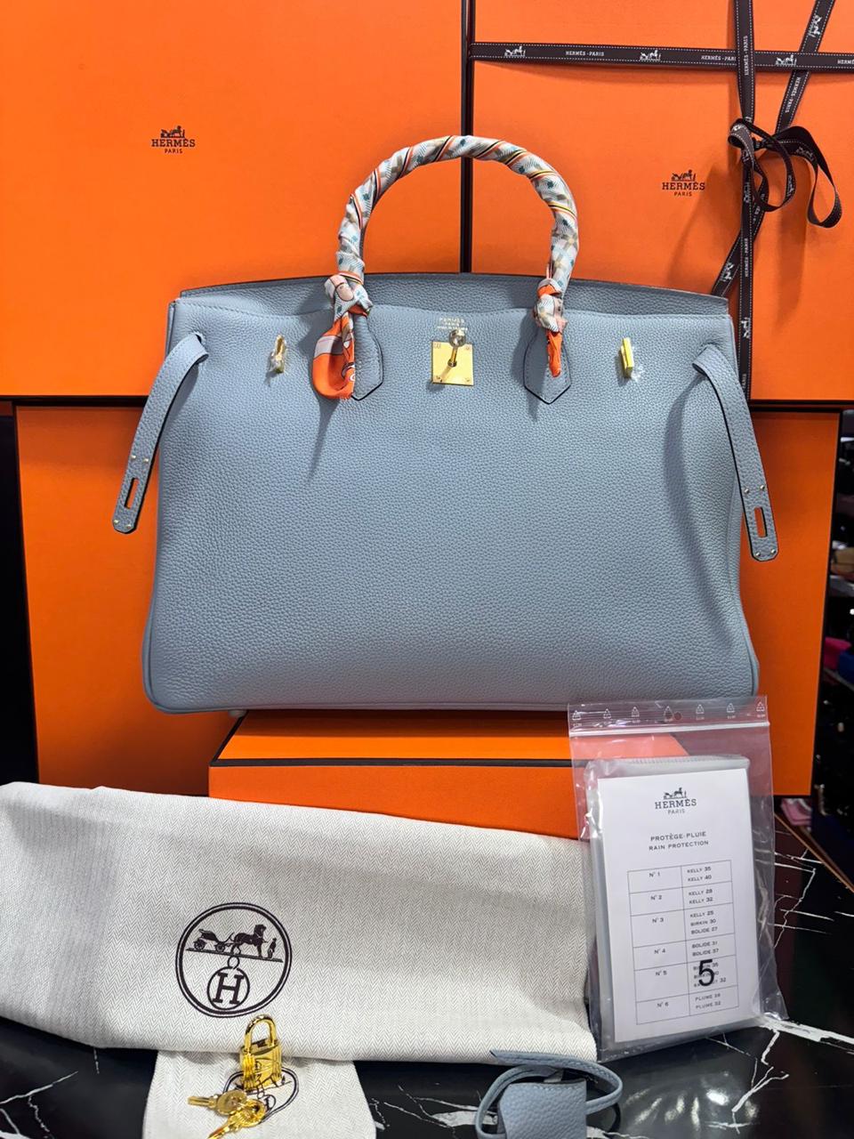 Hermes  Birkin azul