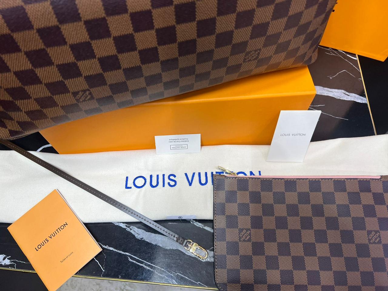 Louis Vuitton G5  bolso Neverfull ajedrez G