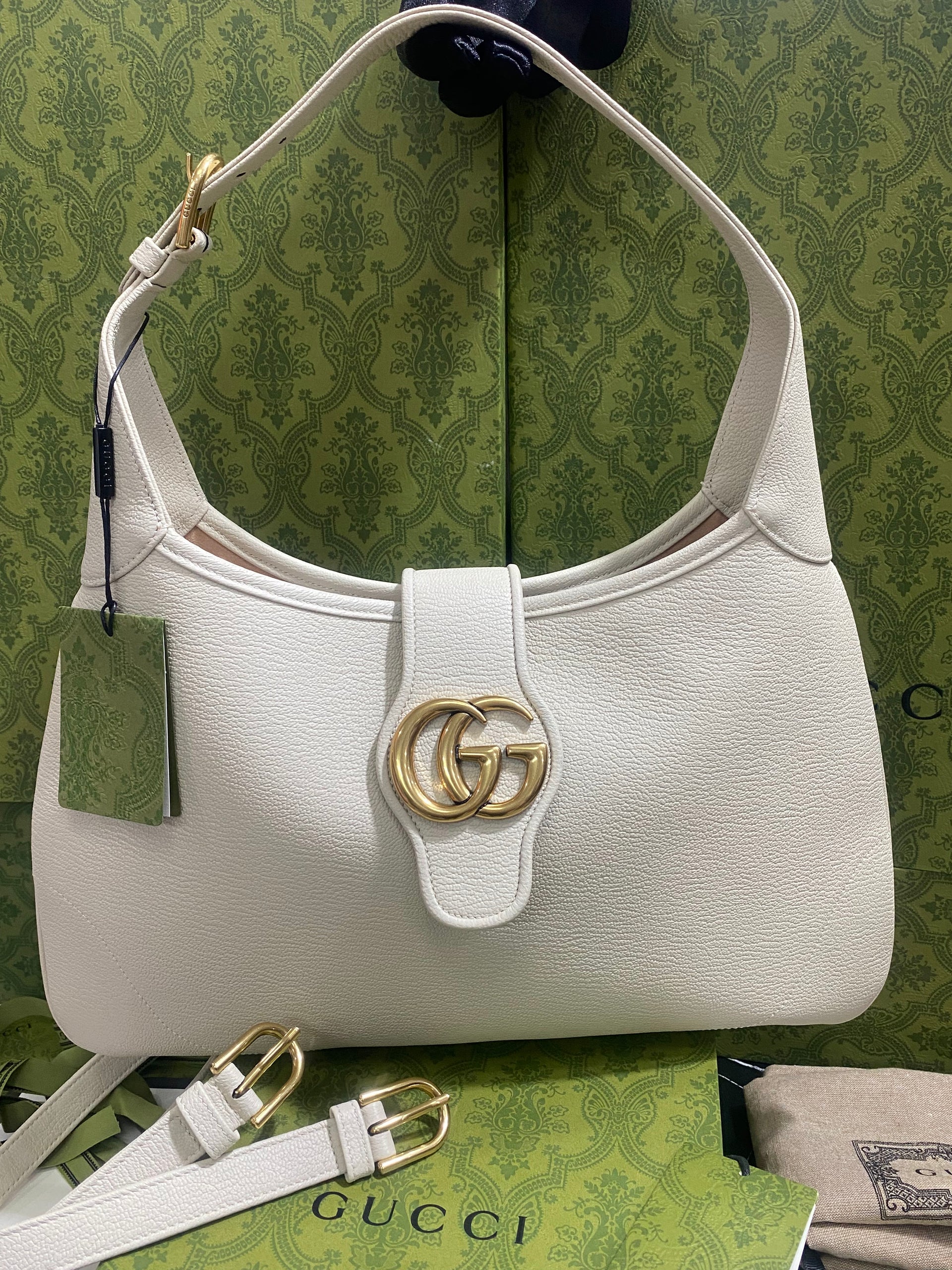 Gucci Grande Blanco Piel