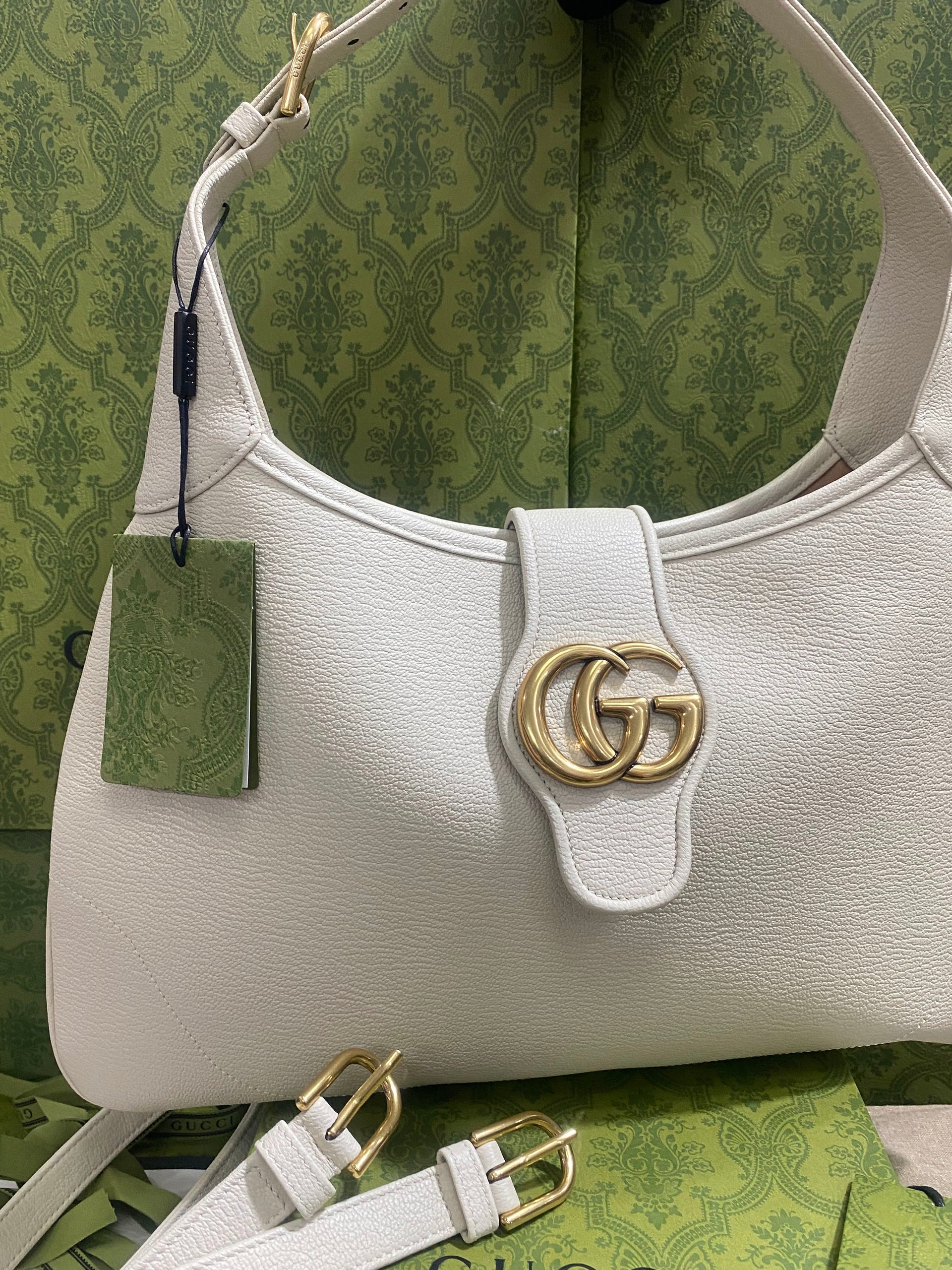 Gucci Grande Blanco Piel