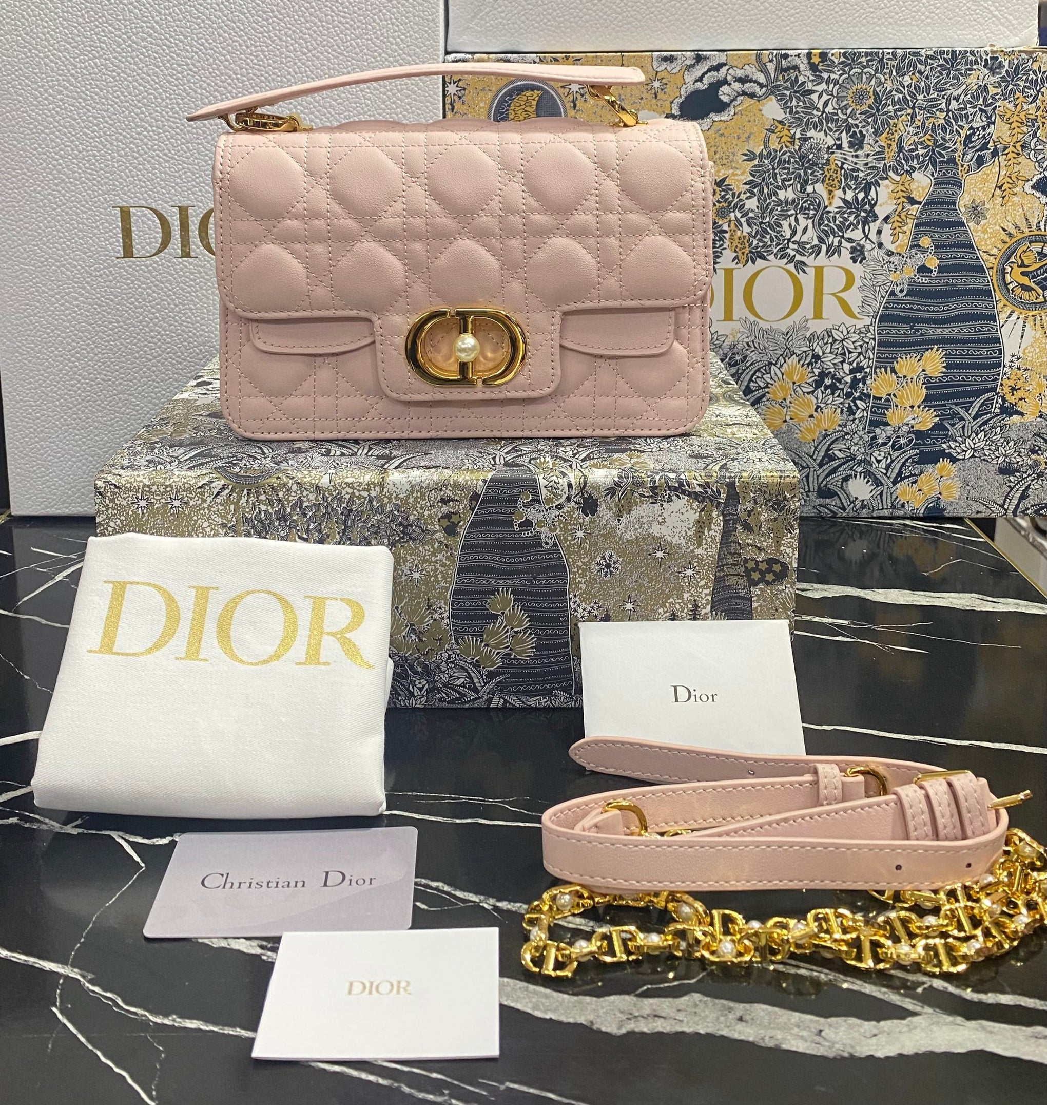 Christian Dior Bolso Mini Rosa Piel