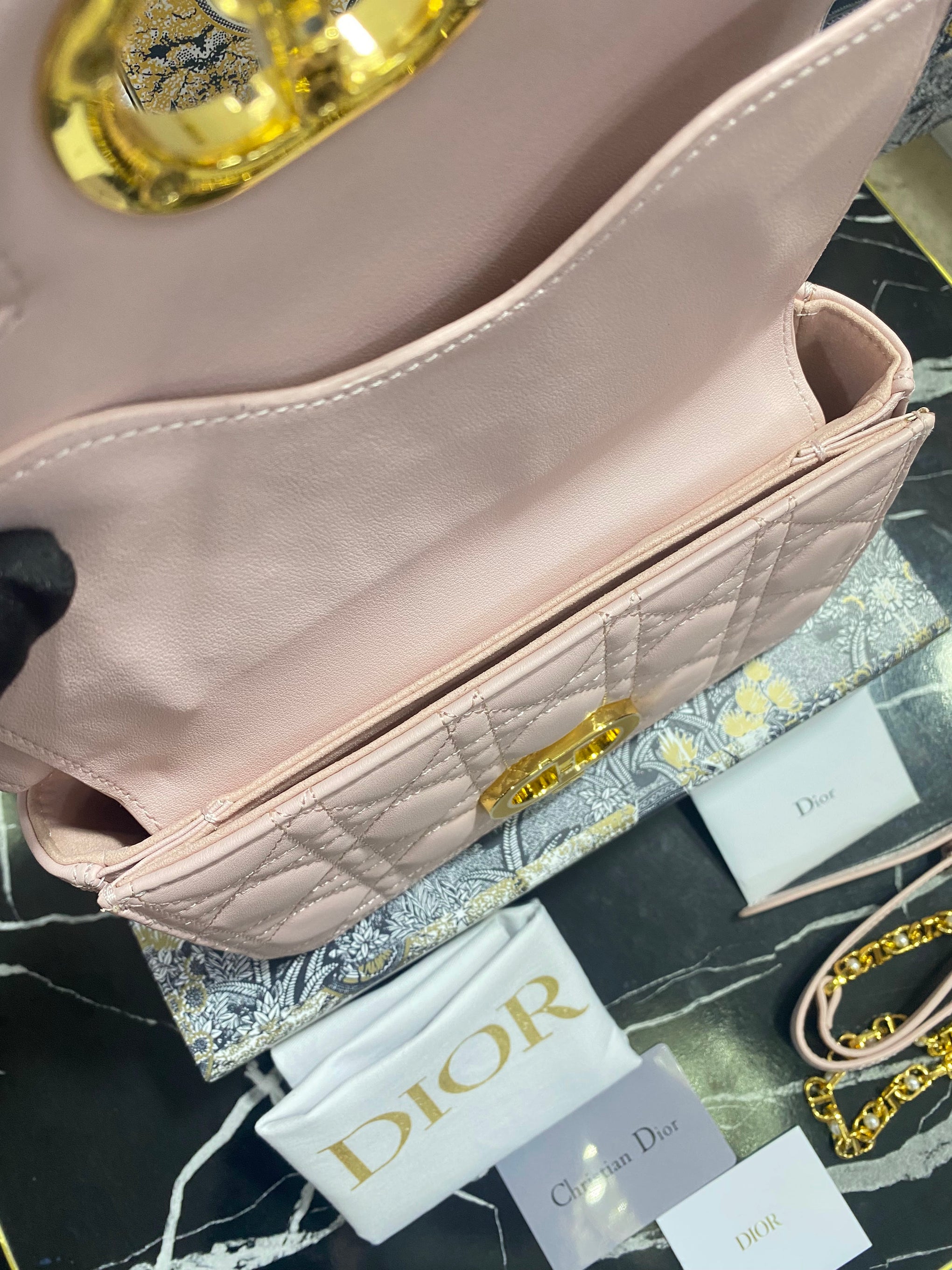 Christian Dior Bolso Mini Rosa Piel