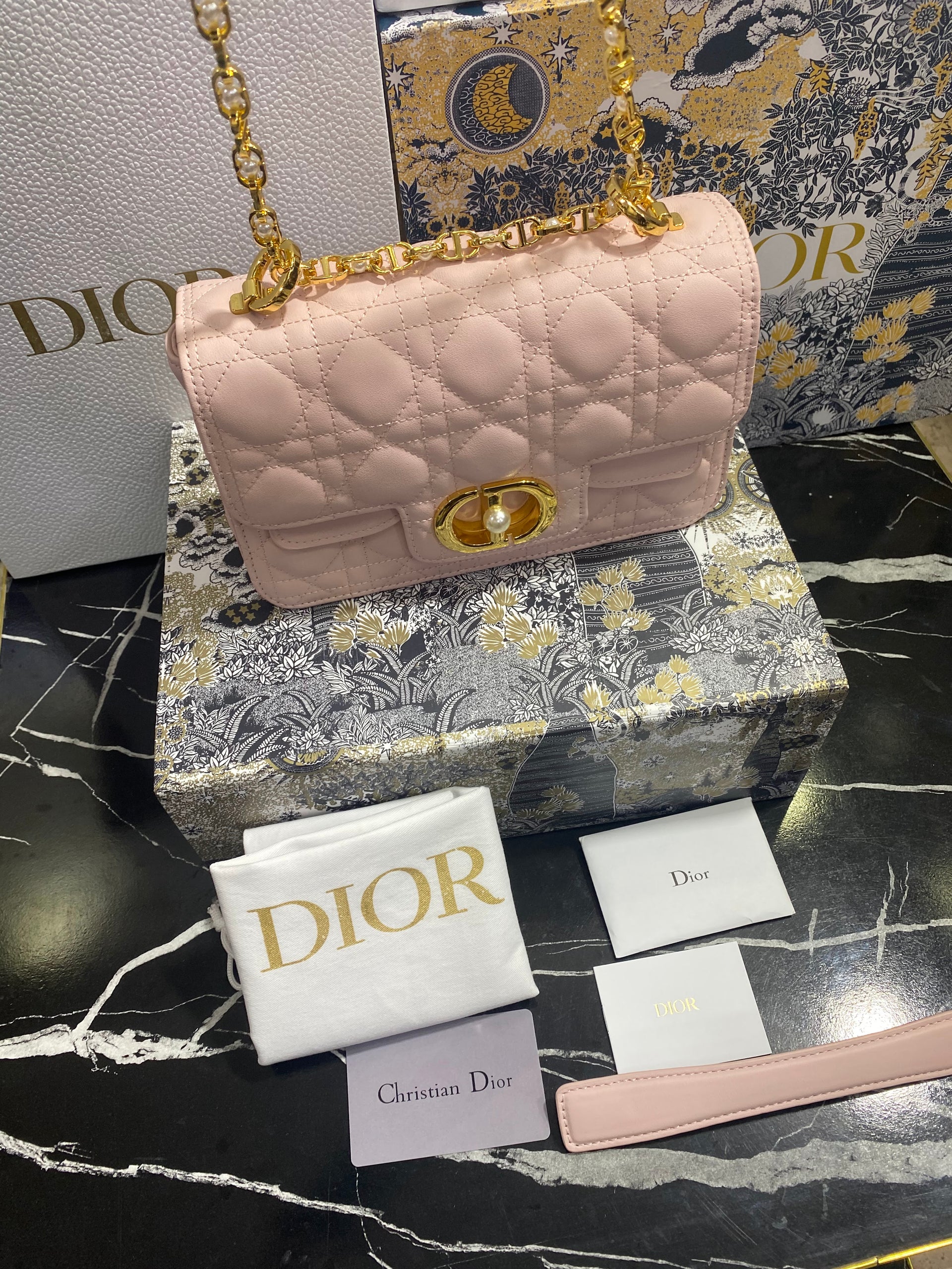 Christian Dior Bolso Mini Rosa Piel