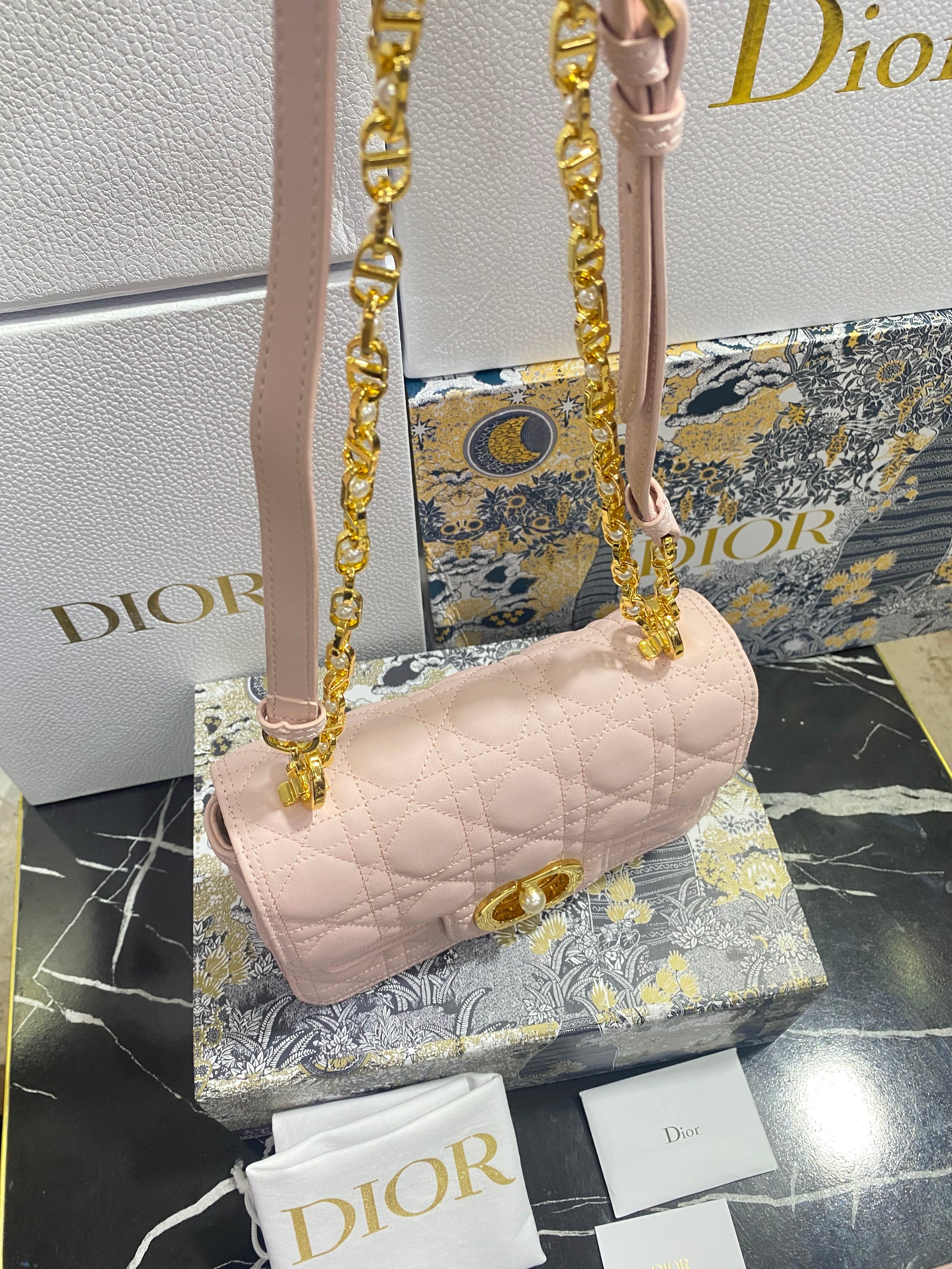 Christian Dior Bolso Mini Rosa Piel