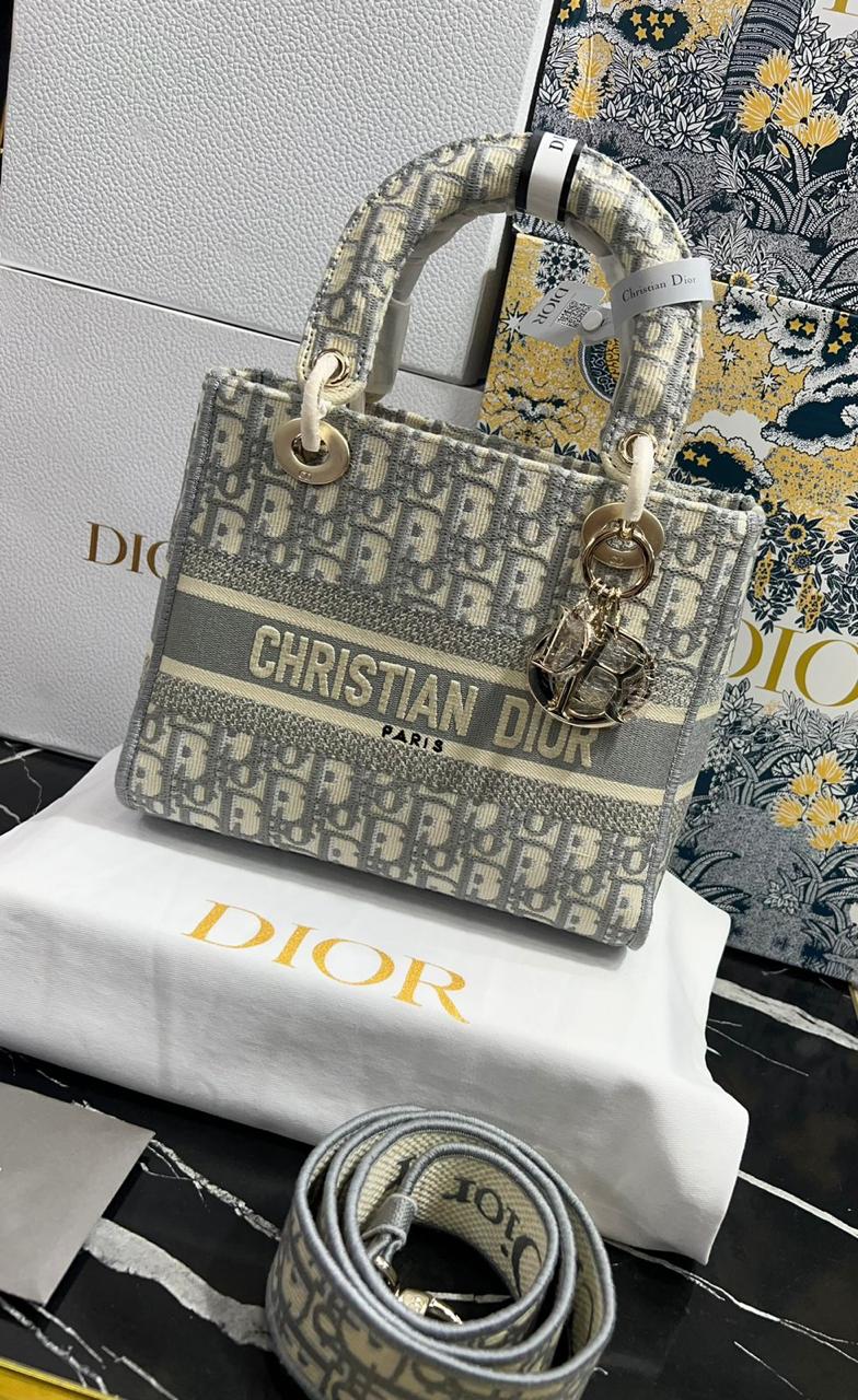 Dior bordada gris