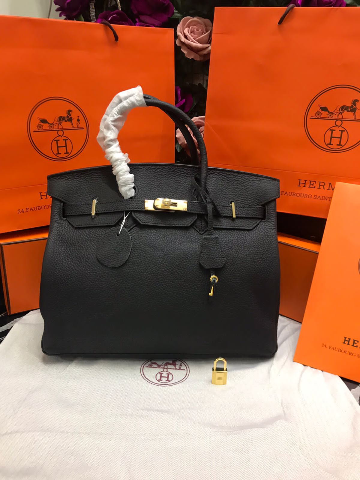 Hermes Birkin Negra Piel