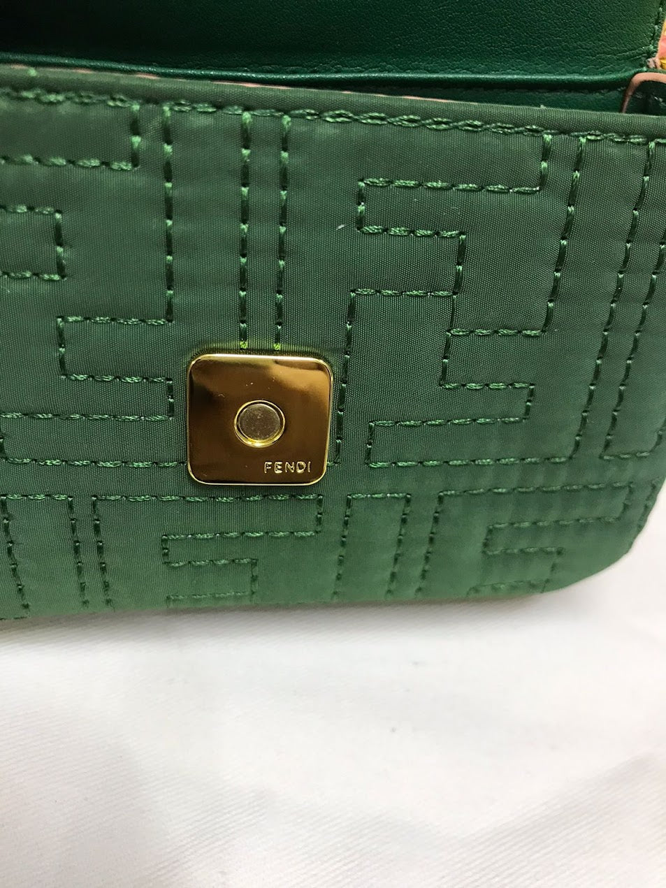 Fendi Verde con Rosa Piel