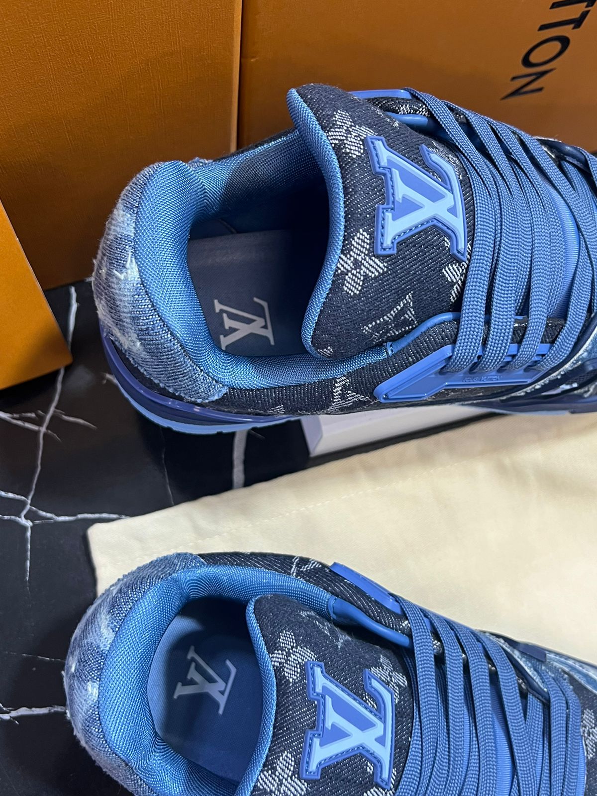 Louis Vuitton tenis azul marino Caballero