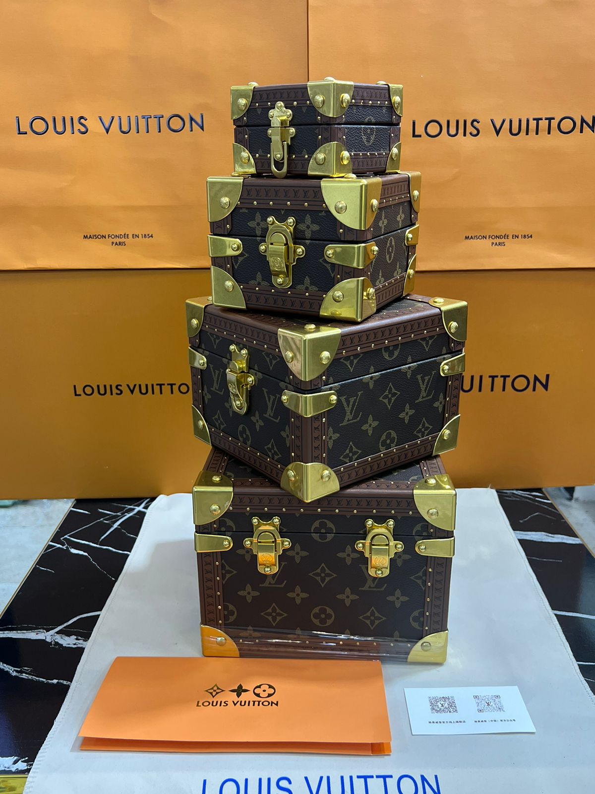 Louis Vuitton baúles de piel