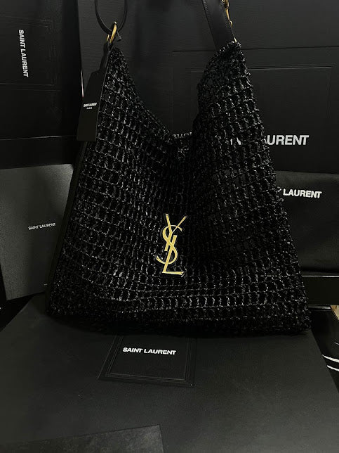 Saint Laurent Negra Bordada