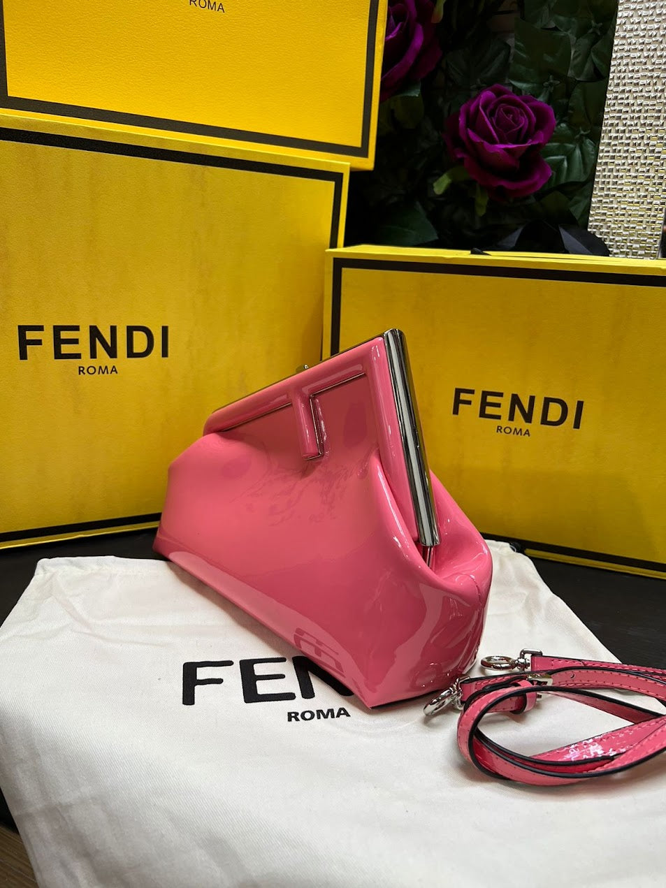 Fendi Roma Rosa Vinyl