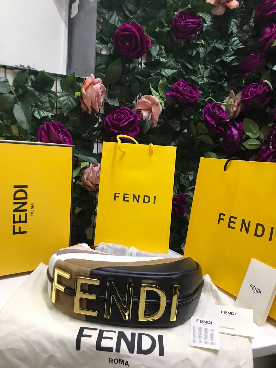 Fendi Multicolor Piel