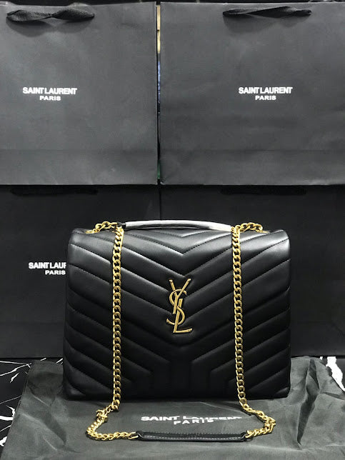 Saint Laurent Negra Grande Piel