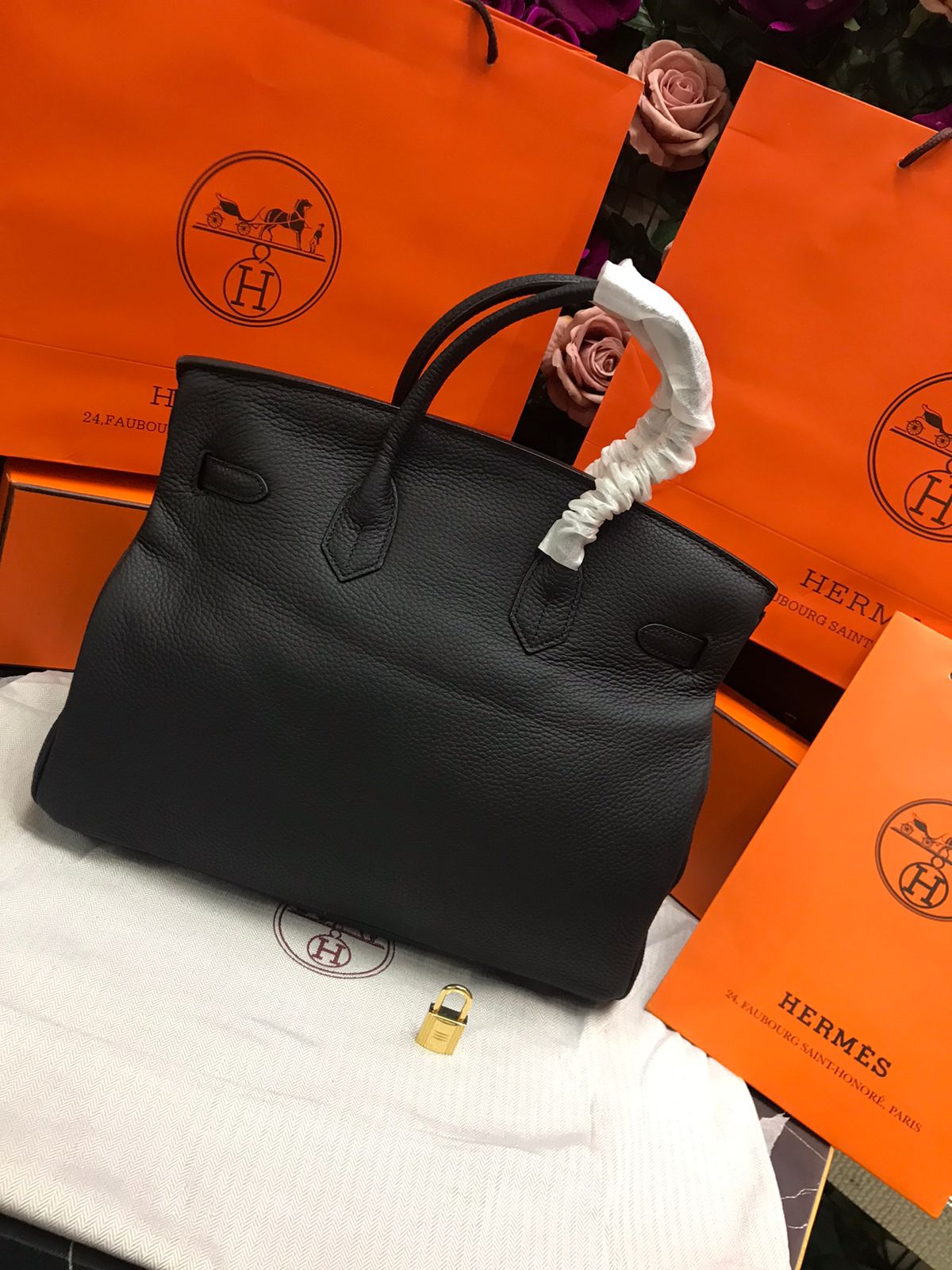 Hermes Birkin Negra Piel