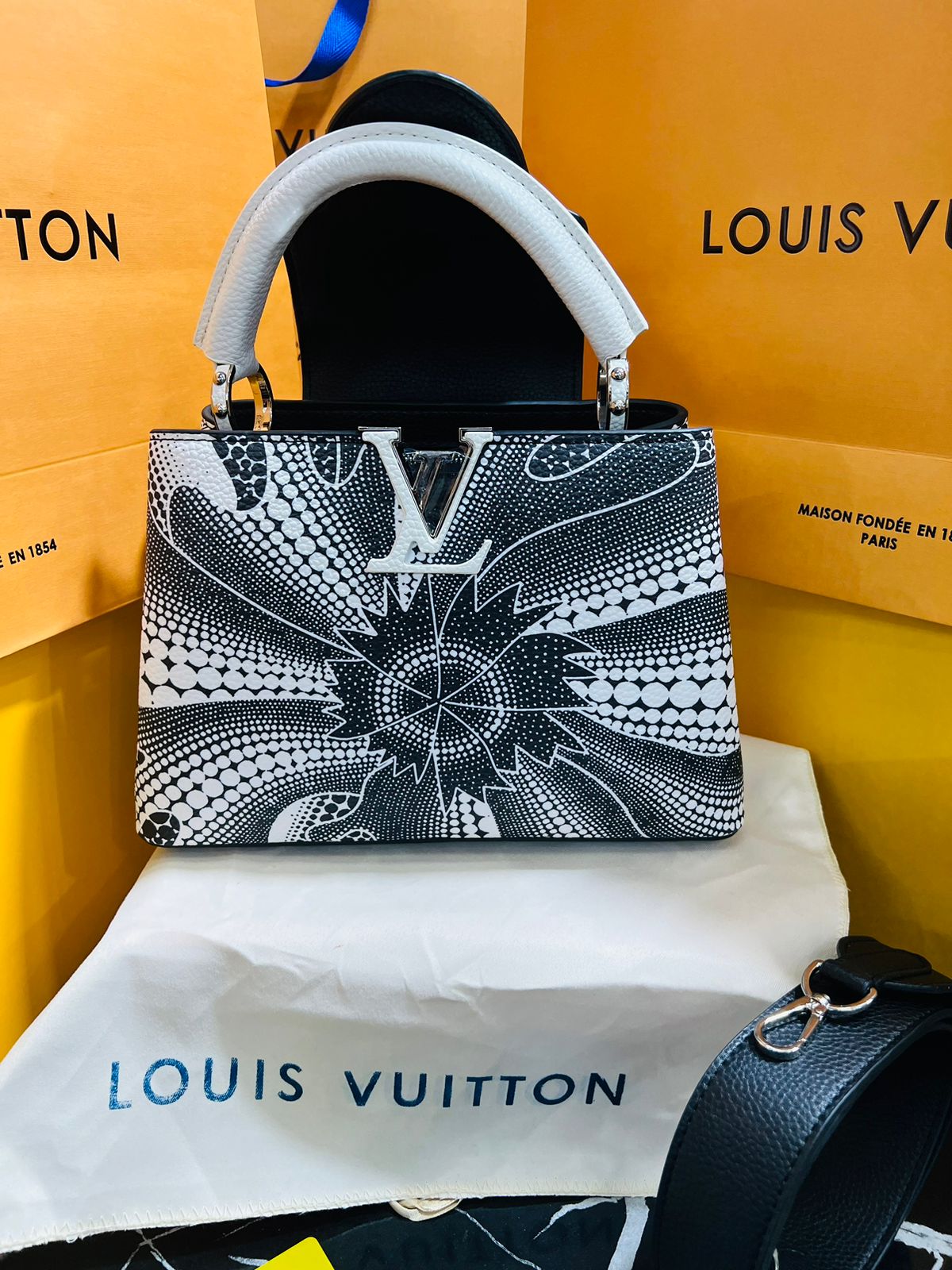 Louis Vuitton Capucine Edición Especial Piel