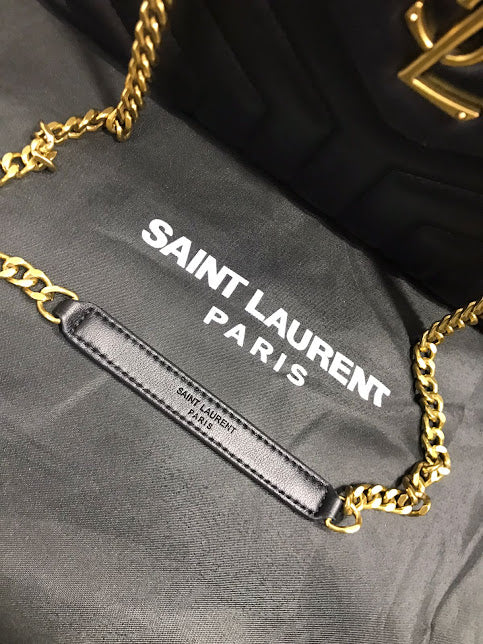 Saint Laurent Negra Grande Piel