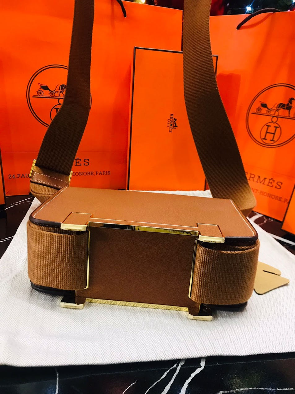 Hermes Ocre Piel