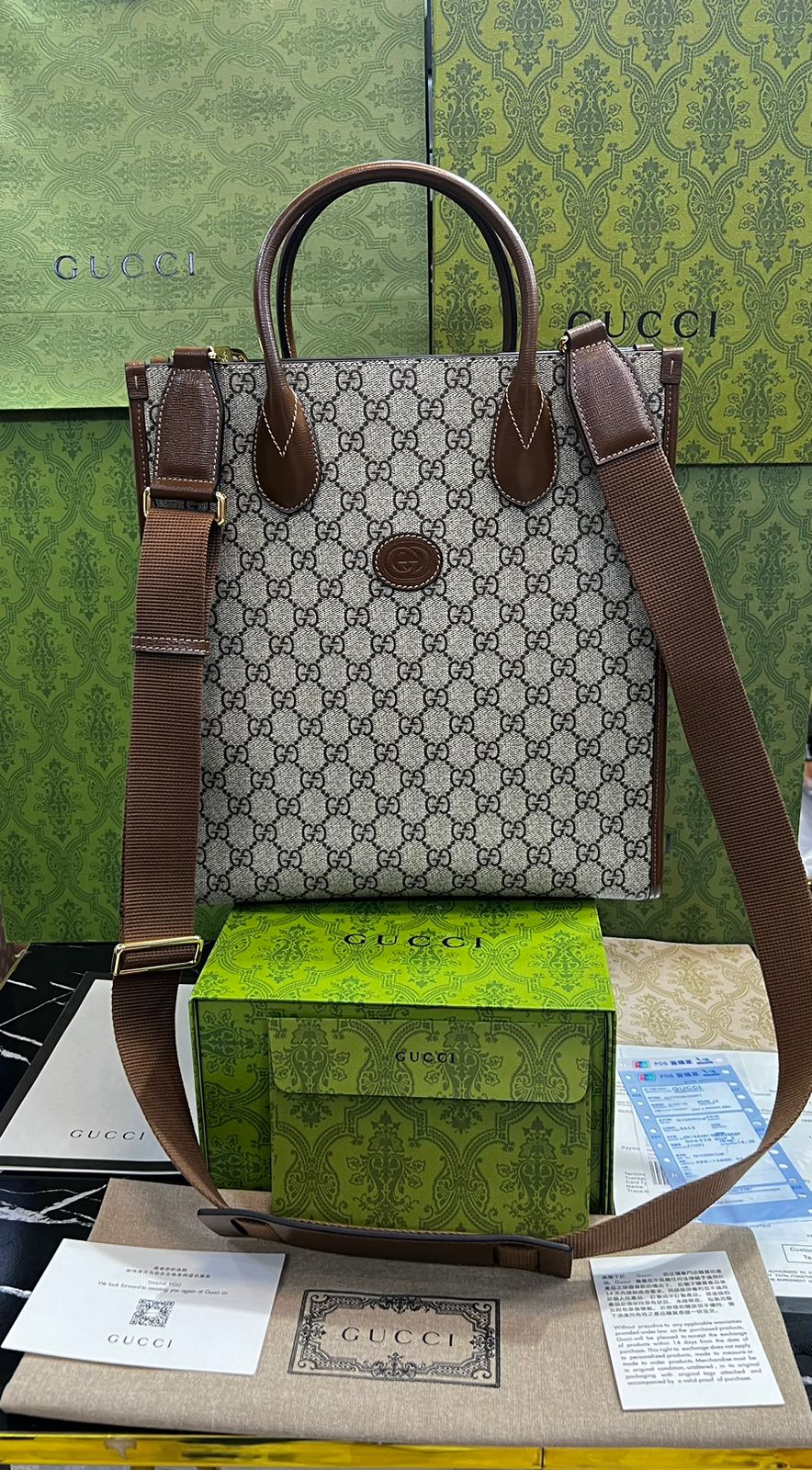 Gucci Café Piel