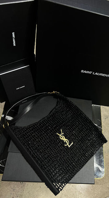 Saint Laurent Negra Bordada